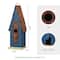 Glitzhome® 13" Hanging Distressed Wood Garden Birdhouse
